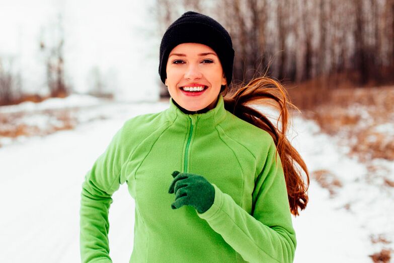 Jogging to maintain youthful skin