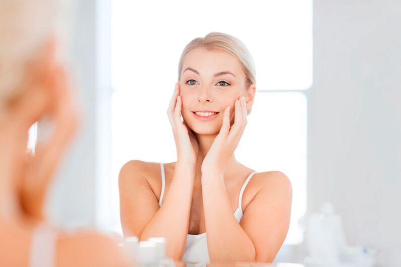 young and healthy skin